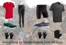 Erste Ausrüstung für Hindernisläufe unter 50 € Ausrüstung für Hindernisläufe unter 50 €