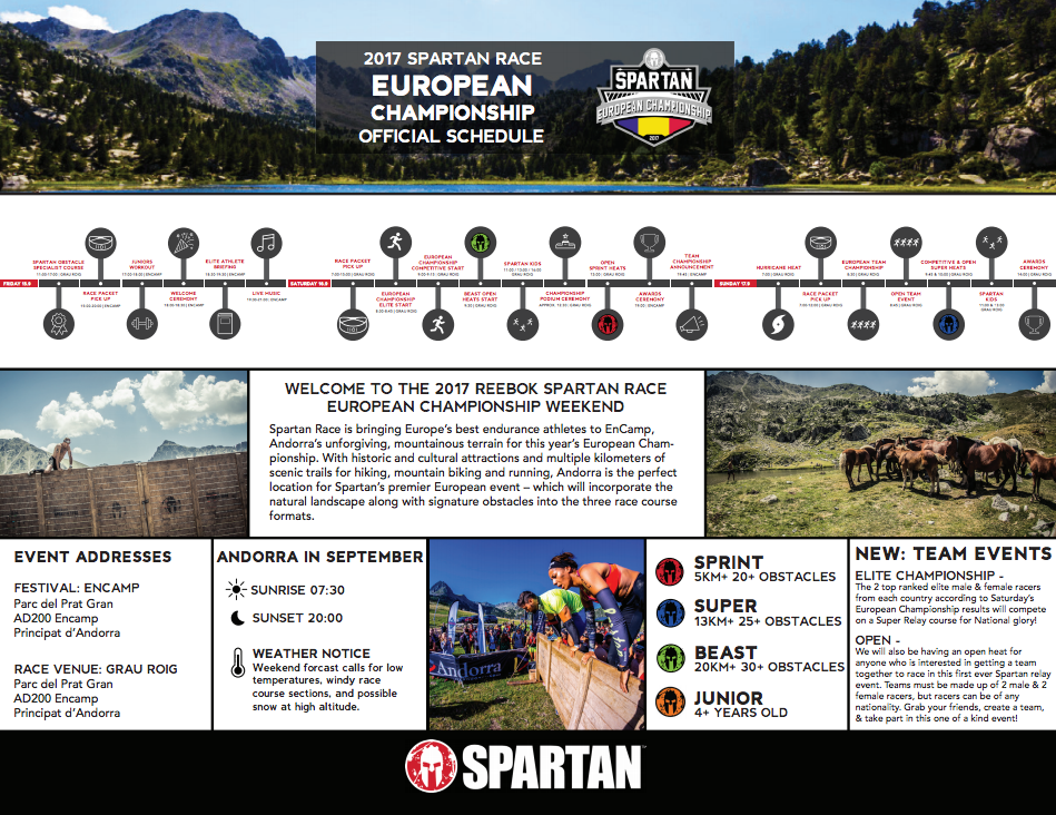 Spartan Andorra European Championship 2017