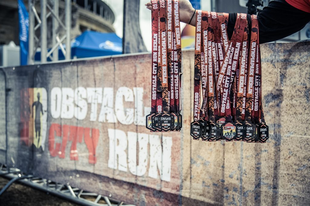 Medaille Obstacle City Run Berlin 2022