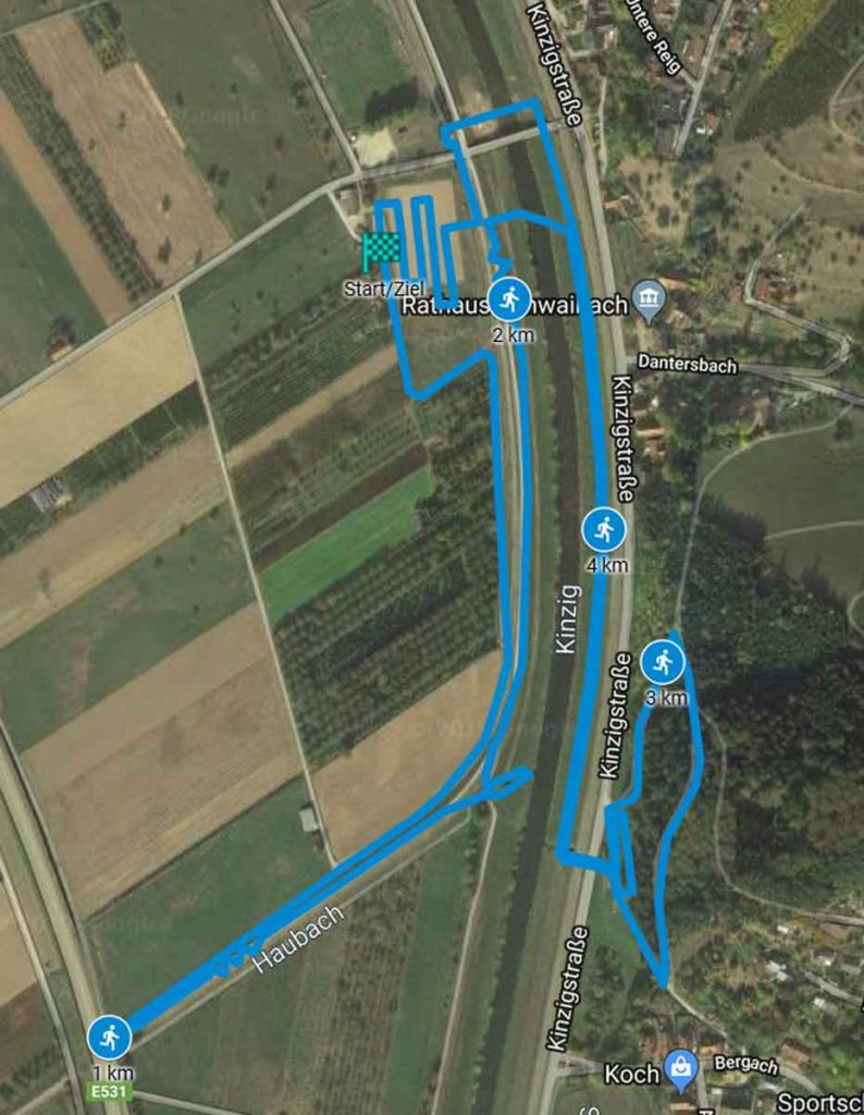 Streckenplan KinzigCross 2023