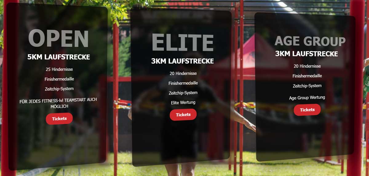 Running Warriors Austria - OCR World Cup 2024 - Distanzen
