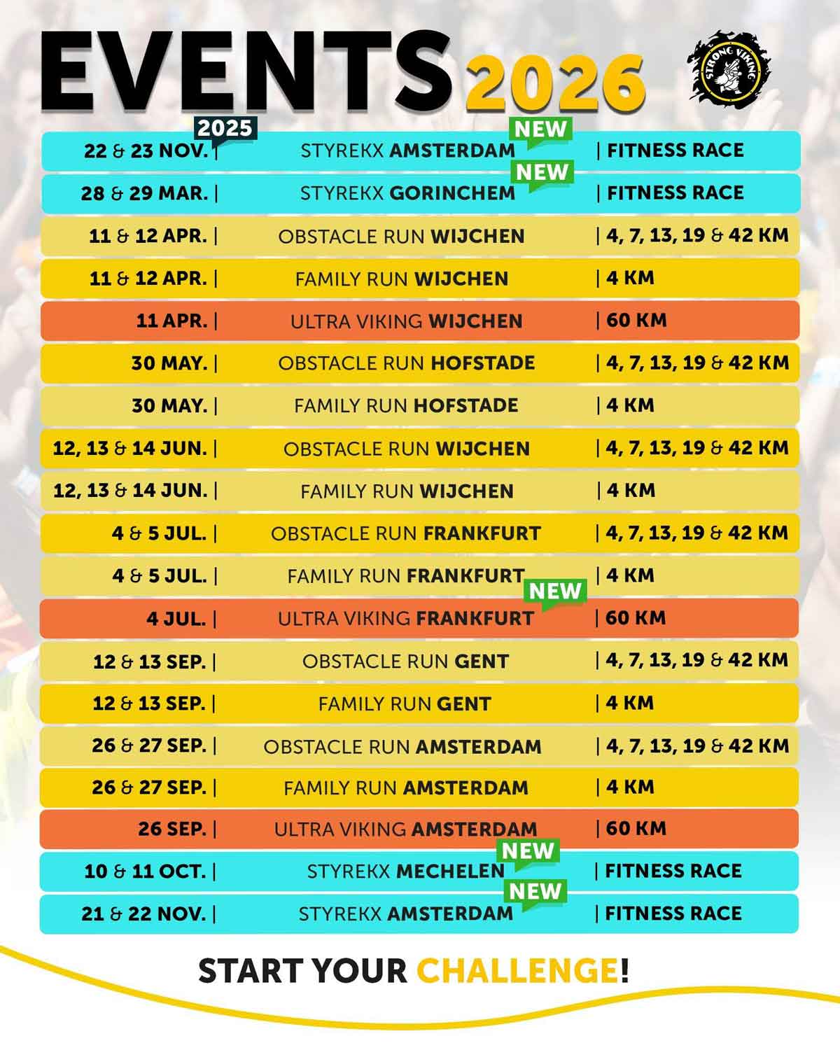 Strong Viking Event-Übersicht 2026